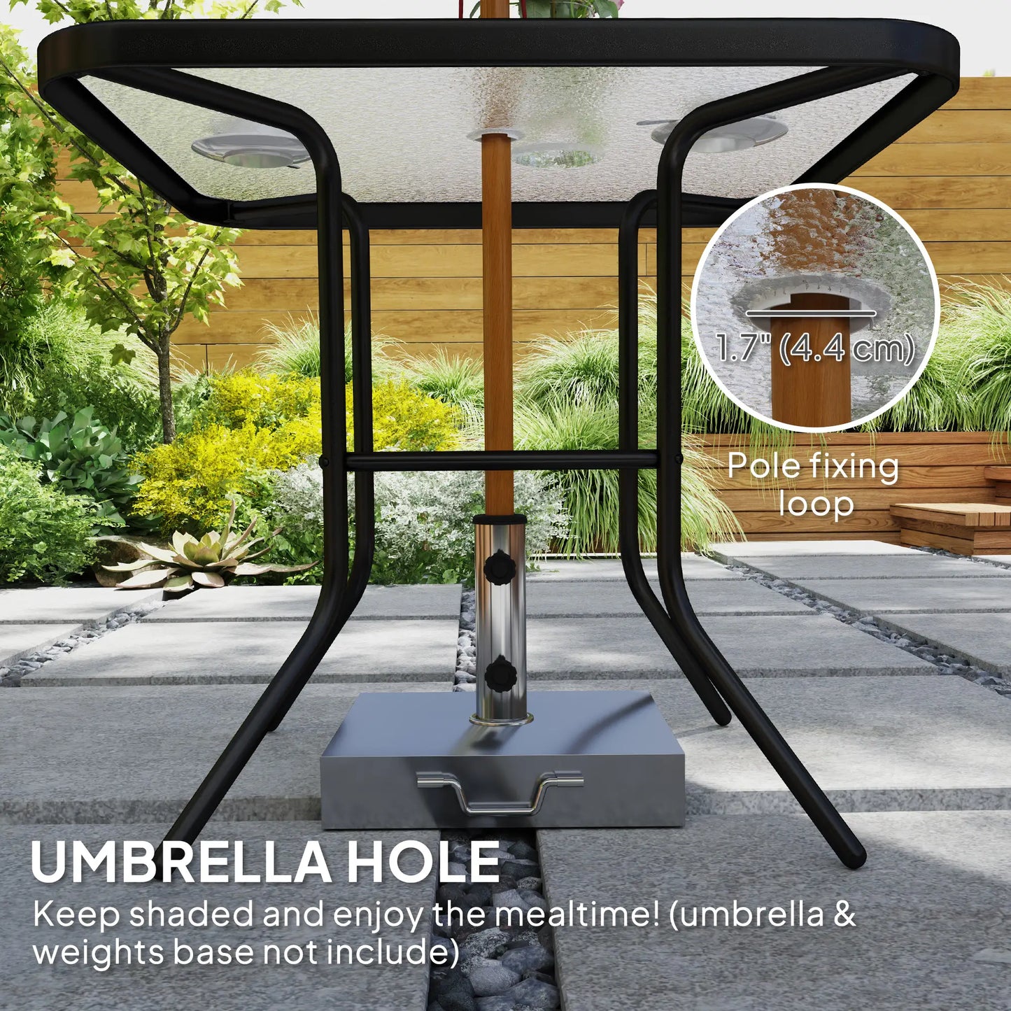 5-Piece Outdoor Dining Set, Glass Top Table, 4 Mesh Chairs, Grey Outdoor Dining Sets at Gallery Canada