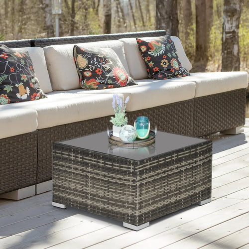 Rattan Coffee Table, 25.6