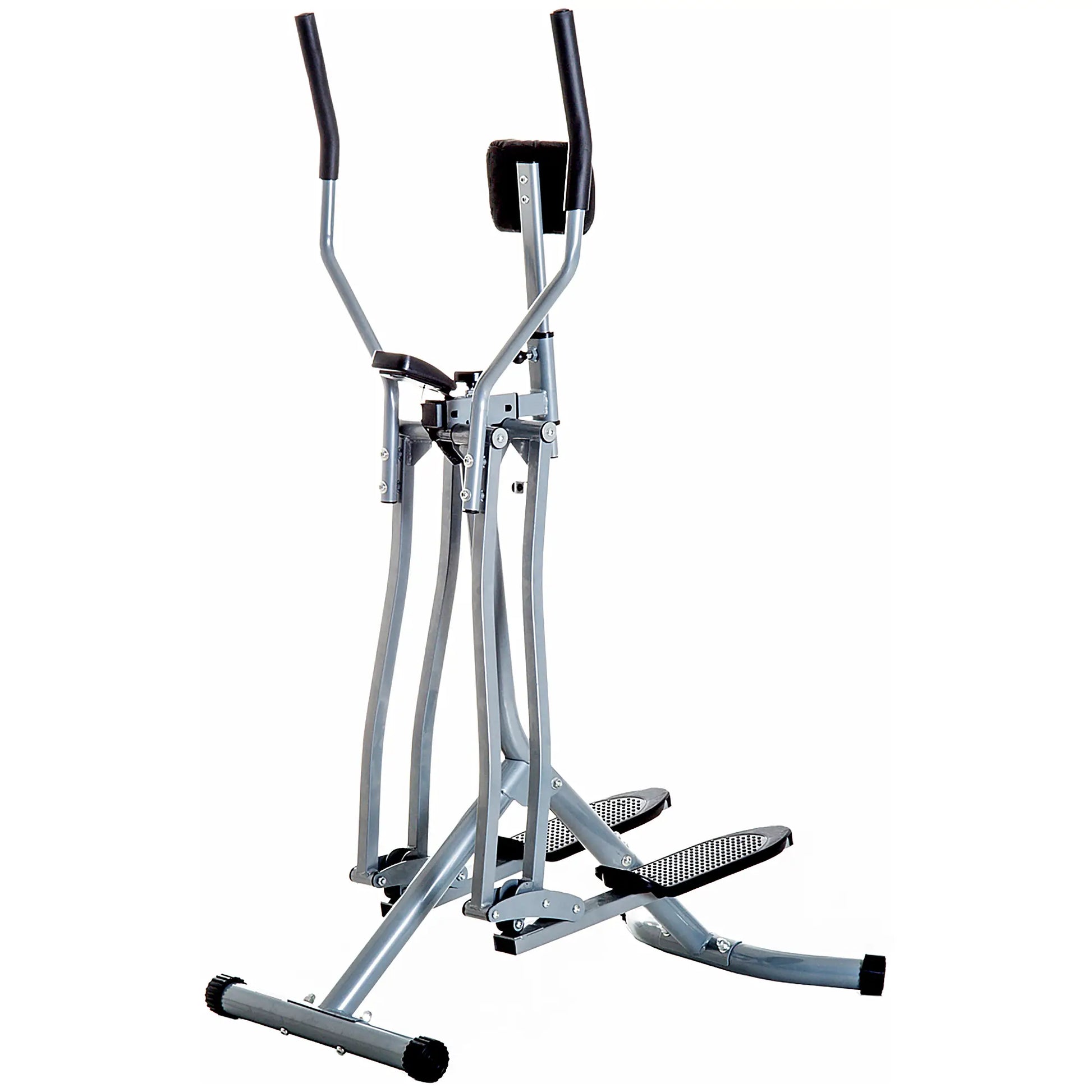 Upright Elliptical Trainer, Air Walker Exercise Machine, LCD Monitor, 242lbs Capacity, Grey Aerobic Equipment at Gallery Canada