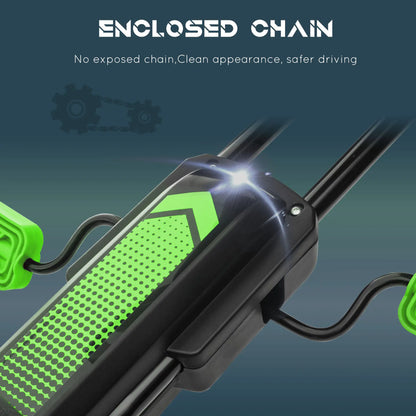 Adjustable Seat Pedal Go Kart, Rubber Wheels Shock Absorb, Green Pedal Go Karts for Kids at Gallery Canada