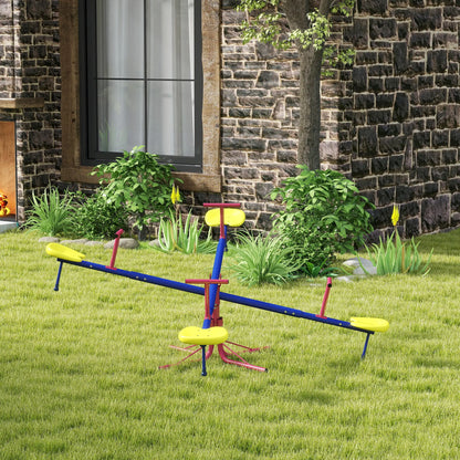 Kids Metal Seesaw, 4 Seats, Playground Equipment for Garden Gym Sets & Swings at Gallery Canada