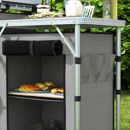 Portable Aluminum Camping Table, Fabric Cupboards, Windshield, Grey Picnic Tables & Camping Chairs at Gallery Canada