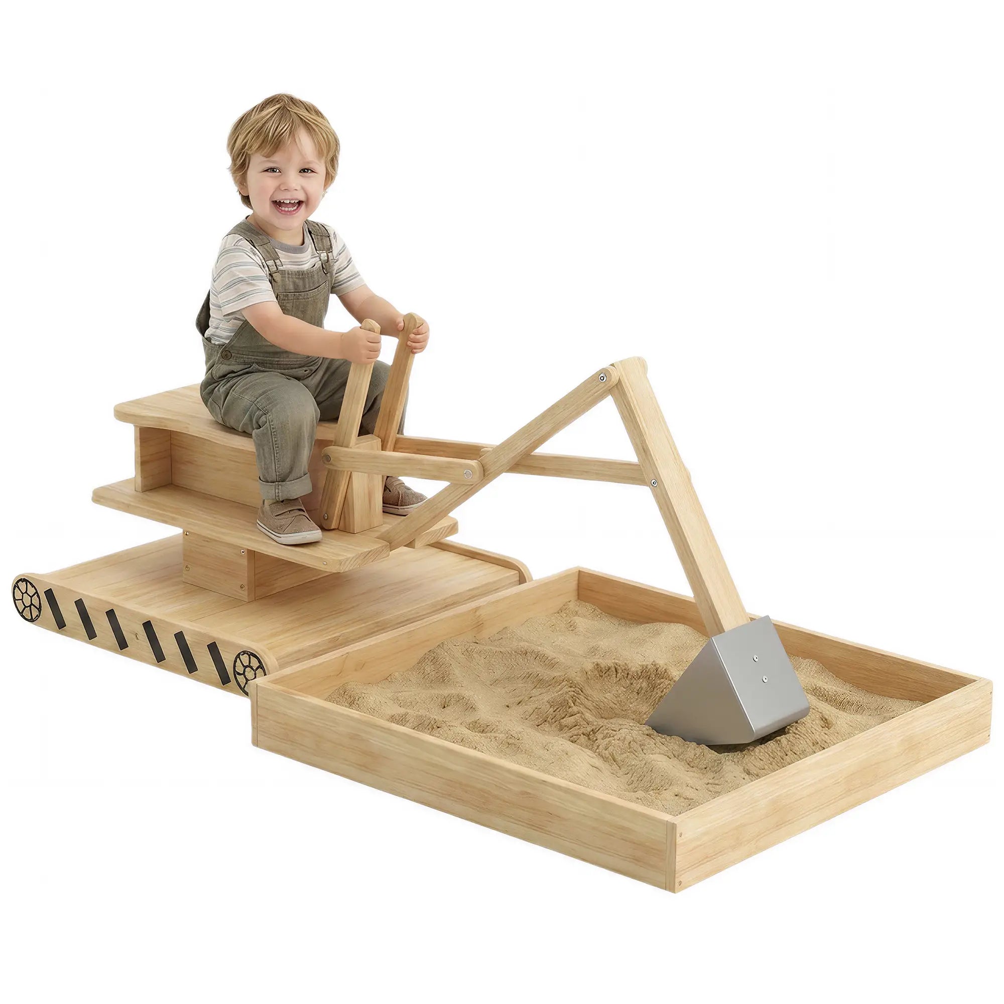Wooden Sandbox With Digger, 72