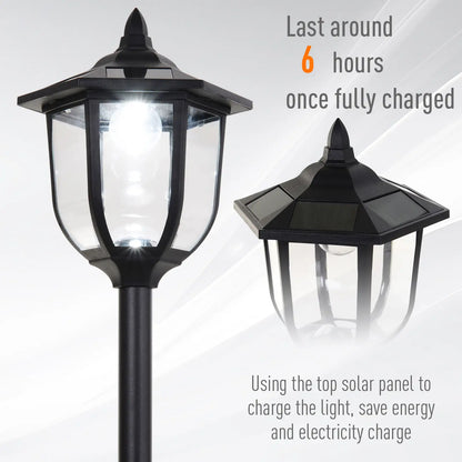Solar Torch Lights, Outdoor Garden, 6 LED, Water-Resist, Auto On/Off Solar Post Lamps at Gallery Canada