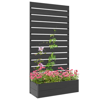 Trellis Planter for Climbing Plants, Raised Garden Bed, Outdoor, Black Raised Garden Beds at Gallery Canada
