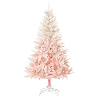 7ft Artificial Christmas Tree, Automatic Open, White and Pink Artificial Christmas Trees at Gallery Canada