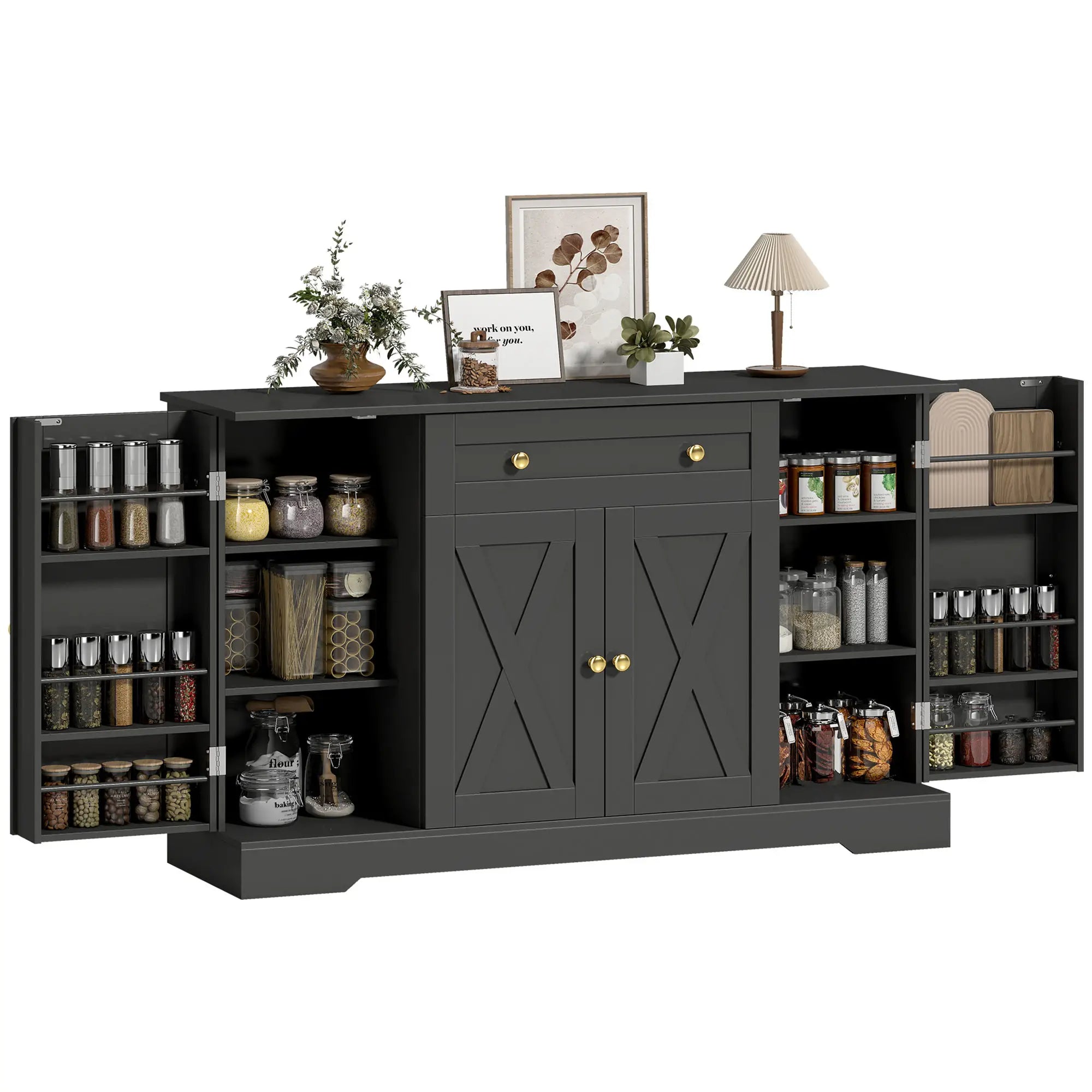 Sideboard Buffet Cabinet, Farmhouse Coffee Bar, Black Bar Cabinets at Gallery Canada