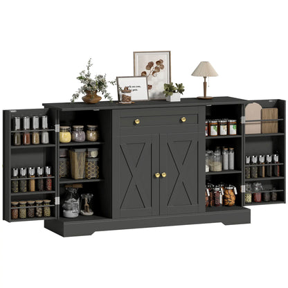 Sideboard Buffet Cabinet, Farmhouse Coffee Bar, Black Bar Cabinets at Gallery Canada