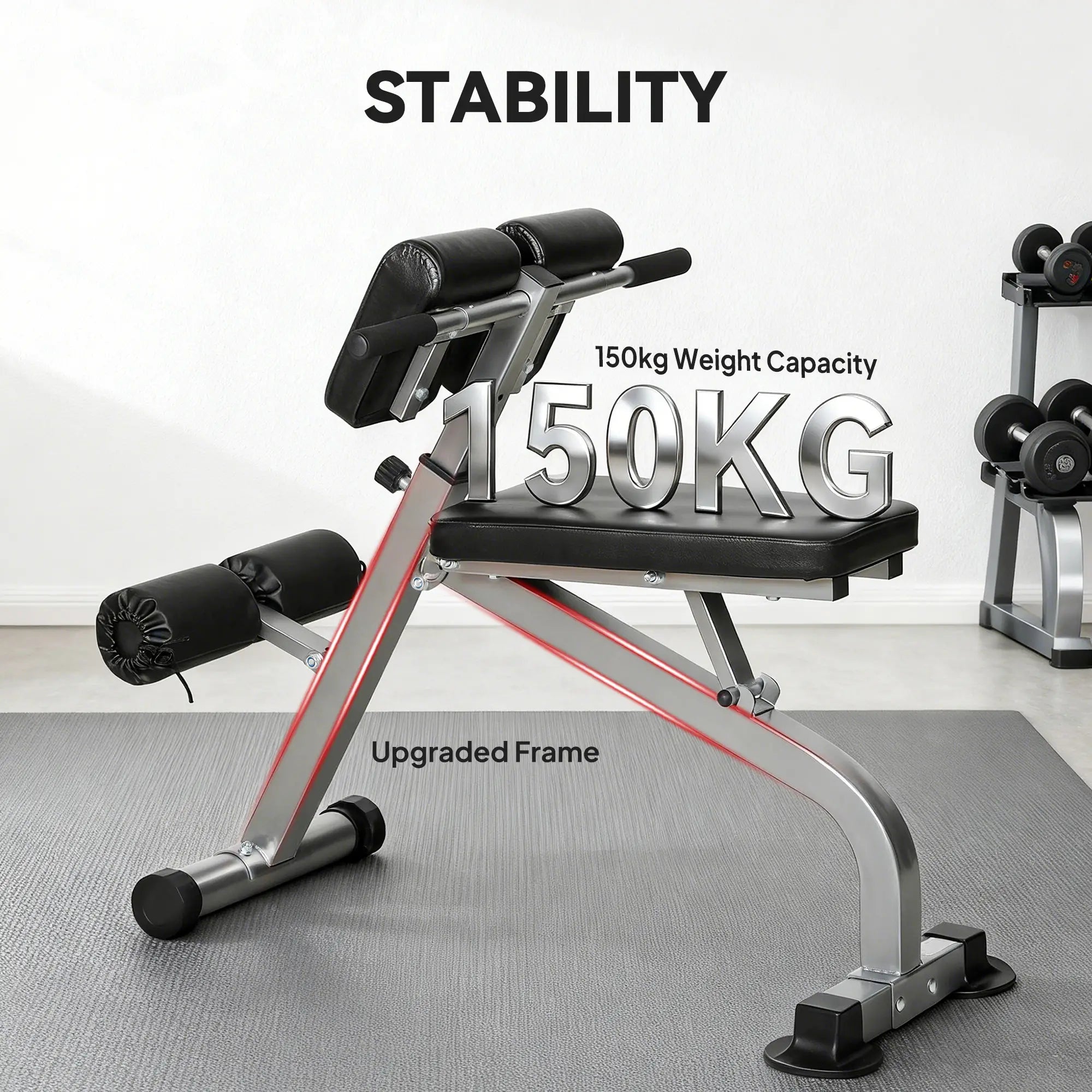 Hyperextension Bench, Height Adjustable, 38