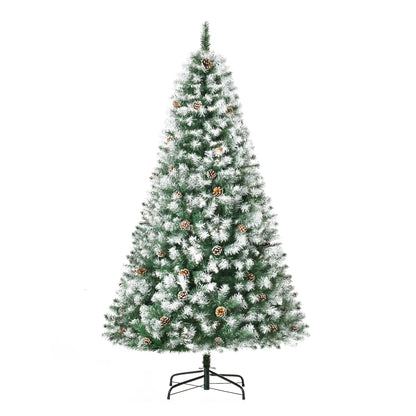 6ft Artificial Christmas Tree, Unlit Full, 800 Branches, 61 Pine Cones, Fir Artificial Christmas Trees Green at Gallery Canada