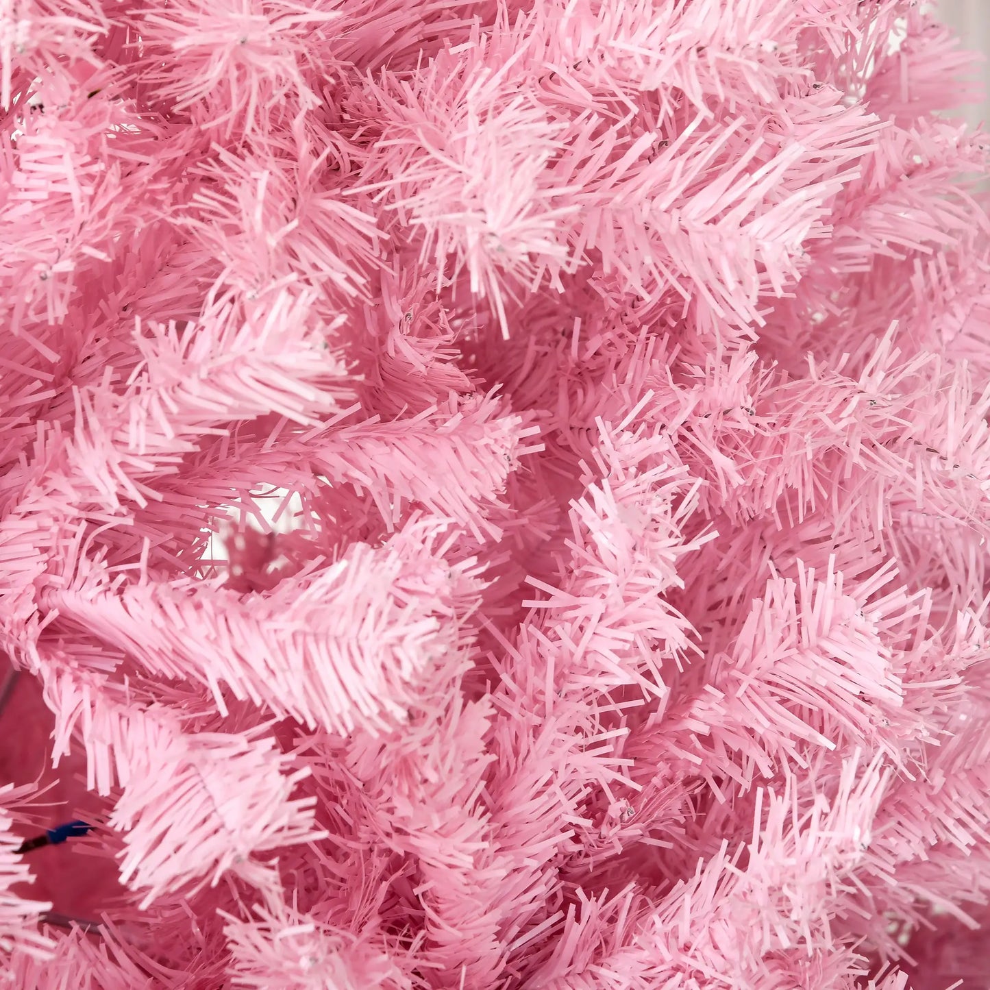 5' Artificial Christmas Tree, Auto Open, Steel Base, Indoor, Pink Artificial Christmas Trees at Gallery Canada