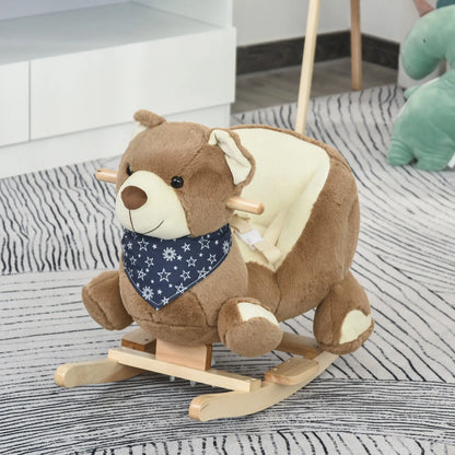 Kids Rocking Horse Toy, Bear Style, Soft Plush, 18-36 Months Rocking Horses at Gallery Canada