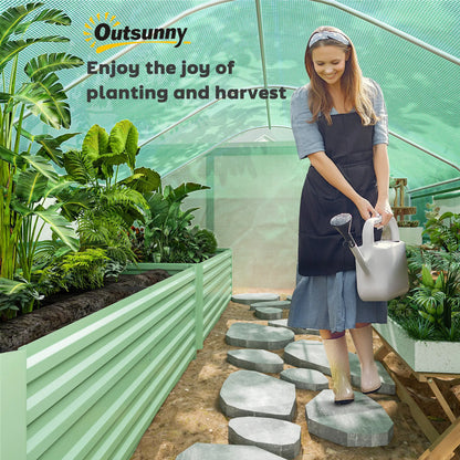 Walk-in Tunnel Greenhouse, Galvanized Steel Frame, 13' x 10' x 6.5', Green Tunnel Greenhouses at Gallery Canada