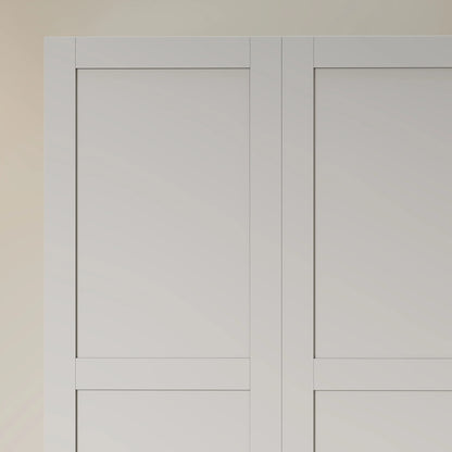 Farmhouse Pantry Cabinet, 71" Tall, Adjustable Shelves, Soft-Close Hinges, White Kitchen Pantry Cabinets at Gallery Canada