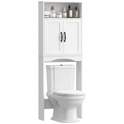 Over The Toilet Storage Cabinet, 2 Doors And Open Shelf, White Over The Toilet Storage at Gallery Canada