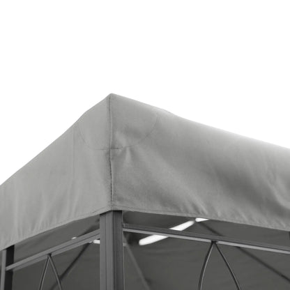 13' x 10' Gazebo Replacement Canopy, 2 Tier Top UV Cover, Light Grey Gazebo Canopy Replacement at Gallery Canada
