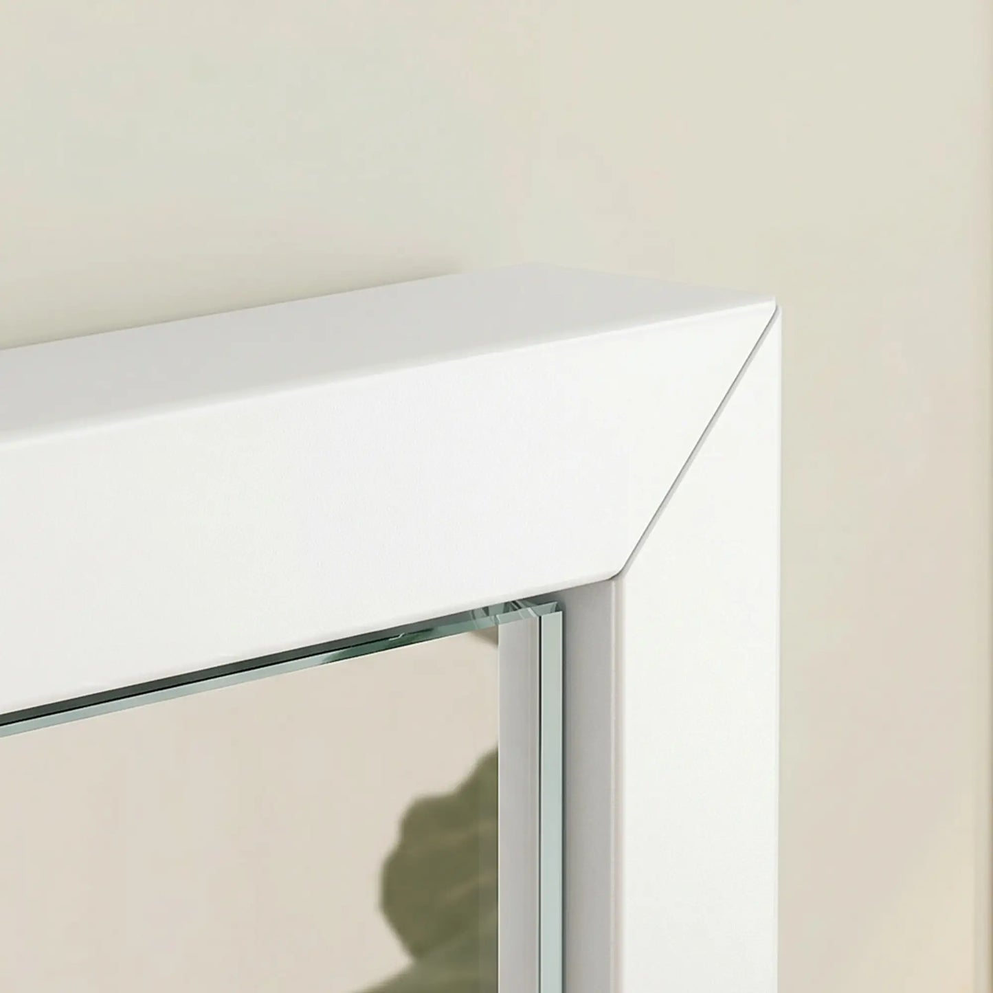 20" x 28" White Bathroom Mirror, Rectangular Wall Mirror for Living Room, White Wall Mirrors at Gallery Canada