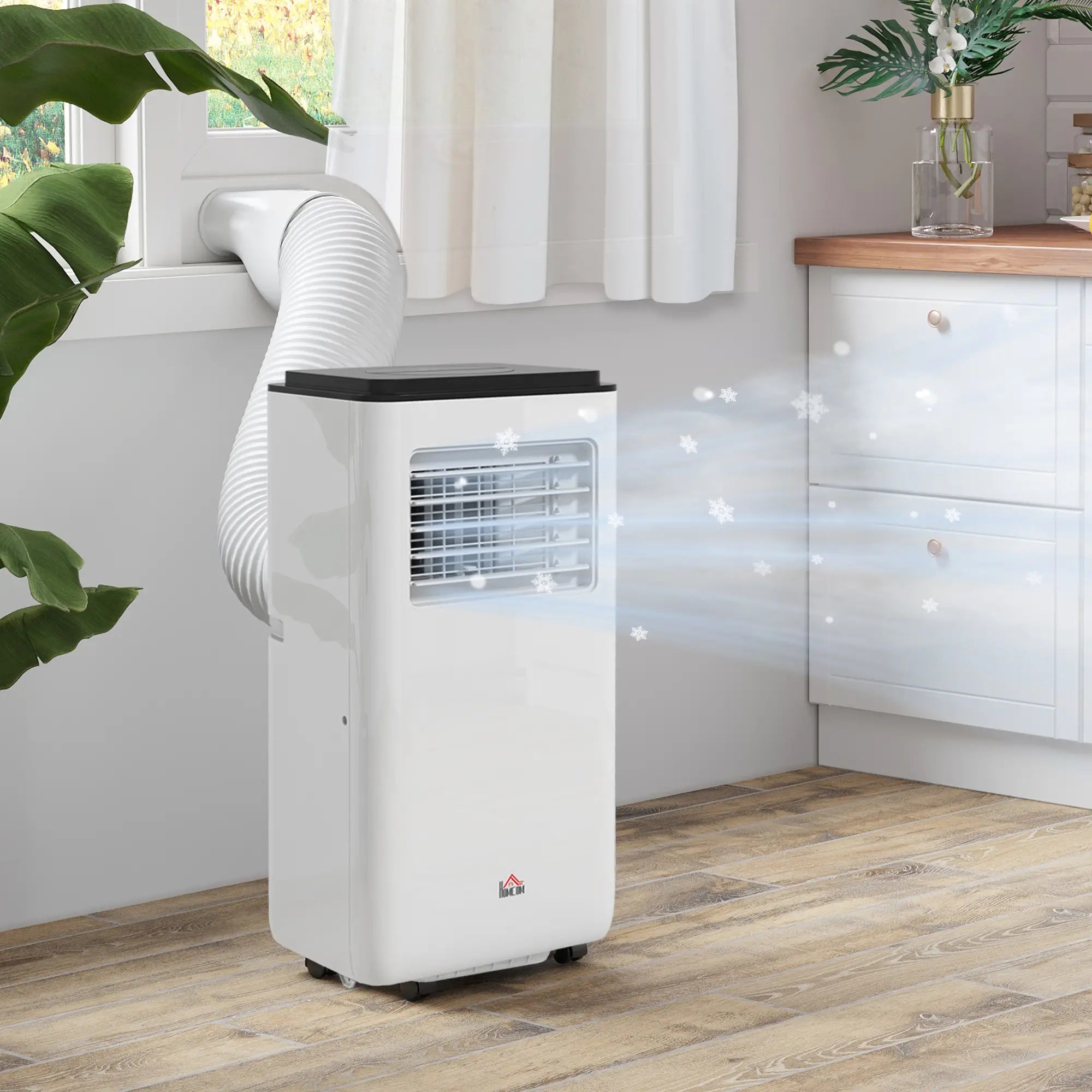 10,000 BTU Mobile Air Conditioner, 440 Sq. Ft., Dehumidifier Fan, White Air Conditioner at Gallery Canada