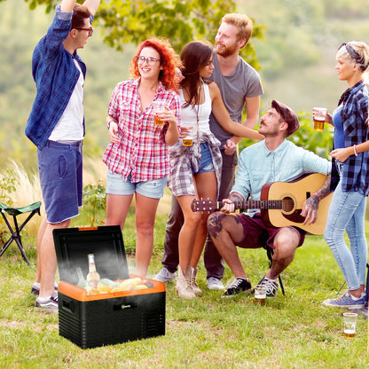 32 Quart Car Fridge, Portable Freezer, Electric Cooler Box, 12/24V DC, 100-240V AC Car Coolers at Gallery Canada