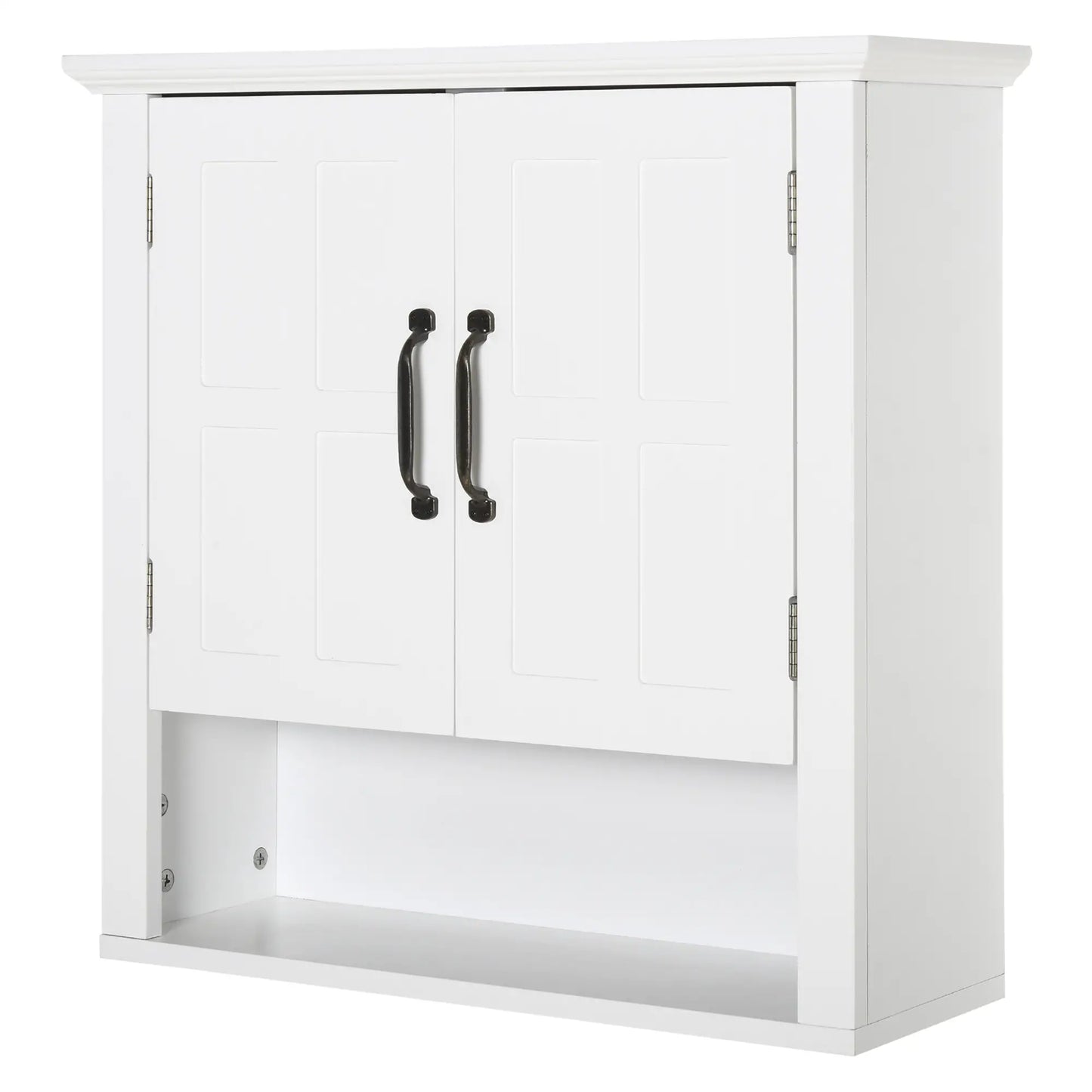 Wall Mount Bathroom Cabinet, 2 Doors, Adjustable Shelf, White Wall Mounted Cabinets at Gallery Canada