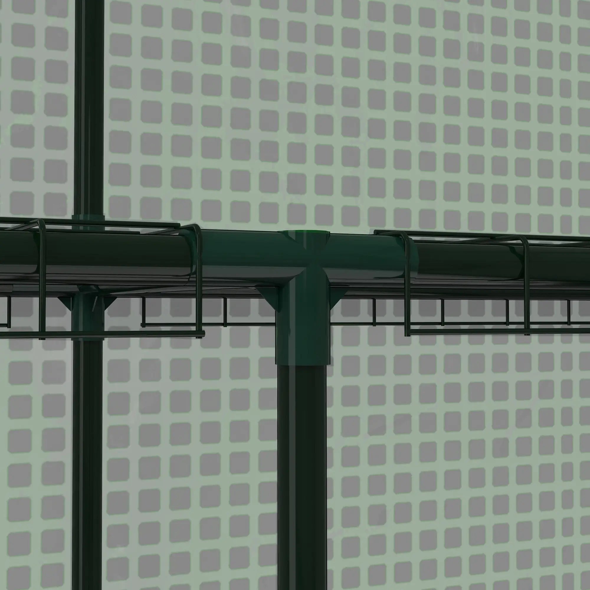 Portable Walk-In Greenhouse, 4.6' x 4.7', 2 Tier U-Shaped Shelves, Green Walk In Greenhouses at Gallery Canada