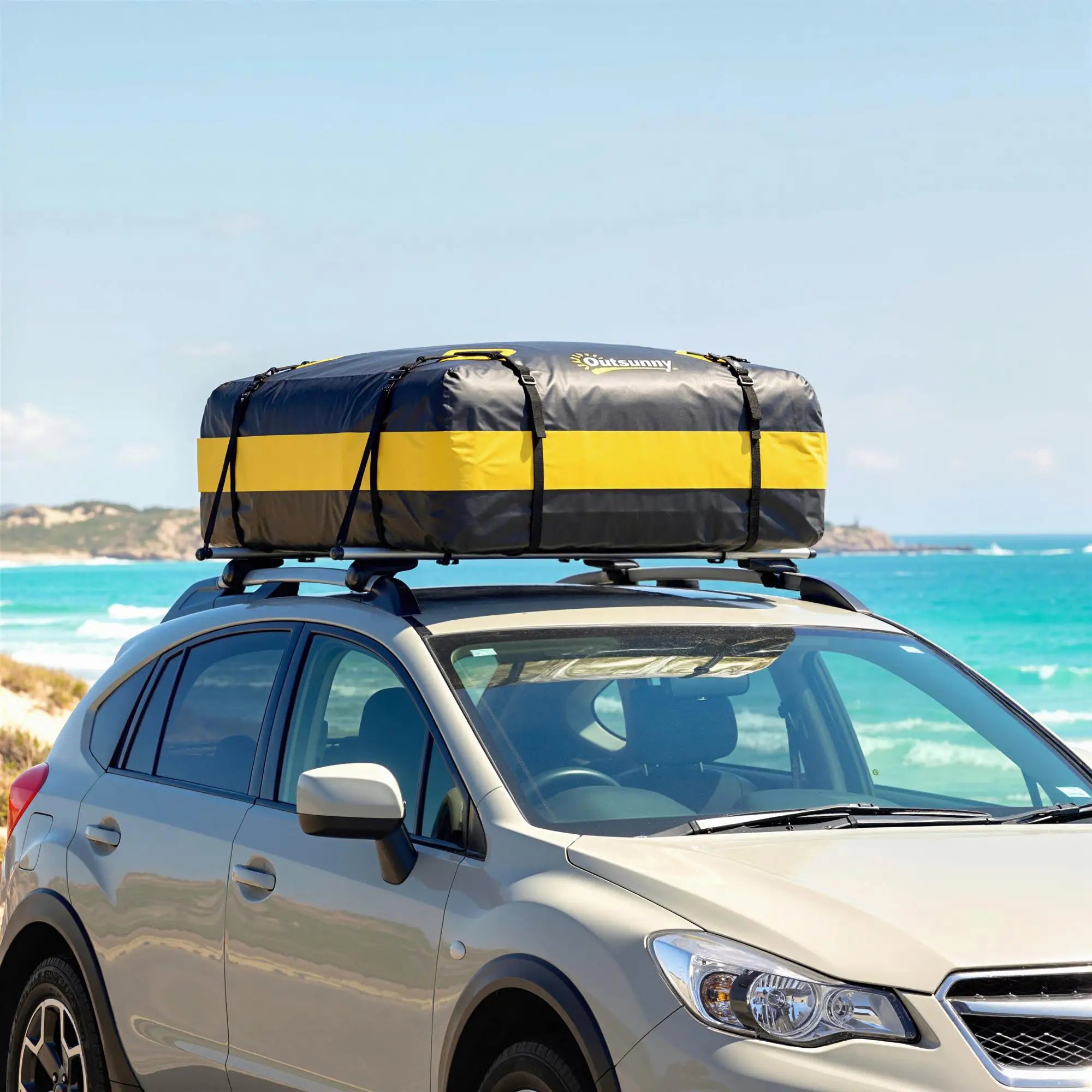 Waterproof Soft-Shell Car Roof Storage Bag, 15 Cubic Feet, Anti-Slip Mat Automotive at Gallery Canada