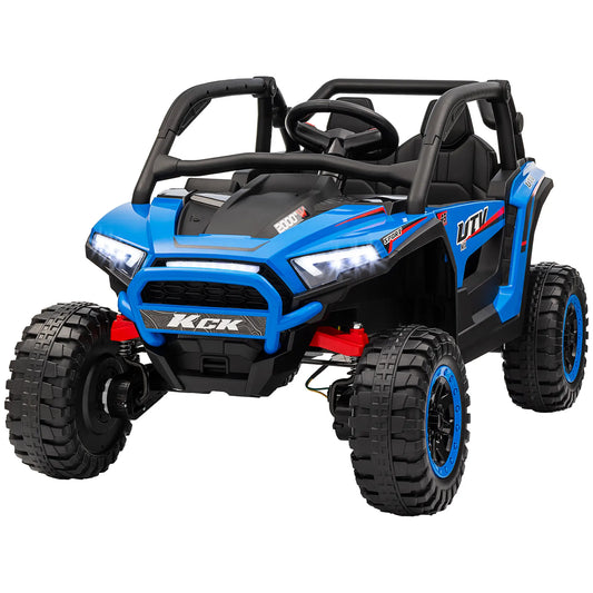 2 Seater 24V 7AH Ride on Truck, Electric Car for Kids, Blue Electric Toy Cars Blue at Gallery Canada