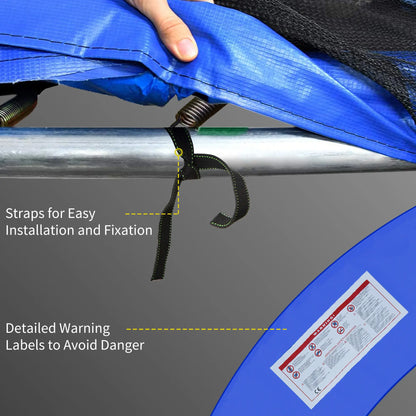 12ft Trampoline Pad, 144 Spring Safety Cover, EPE Foam, Colorful Trampolines at Gallery Canada