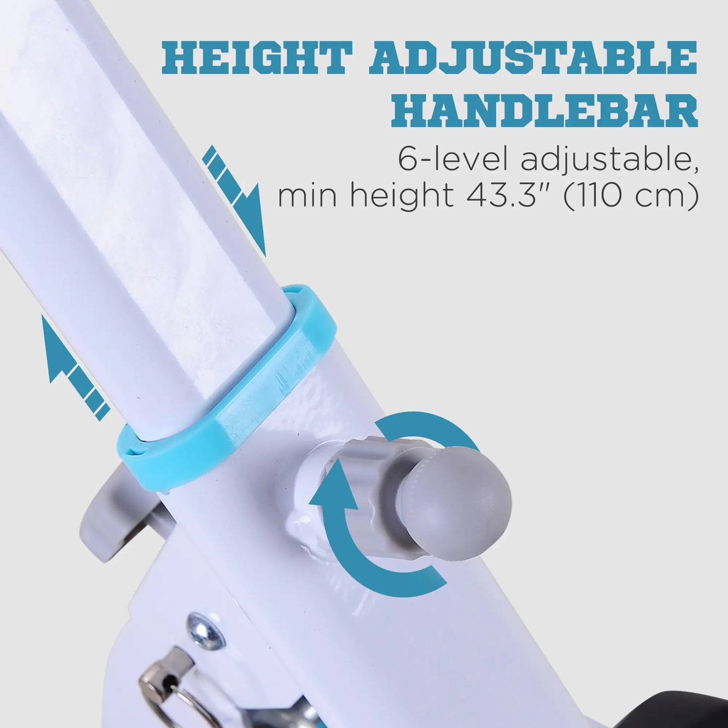 Height Adjustable Stair Stepper, LCD Monitor, Turquoise Aerobic Equipment at Gallery Canada