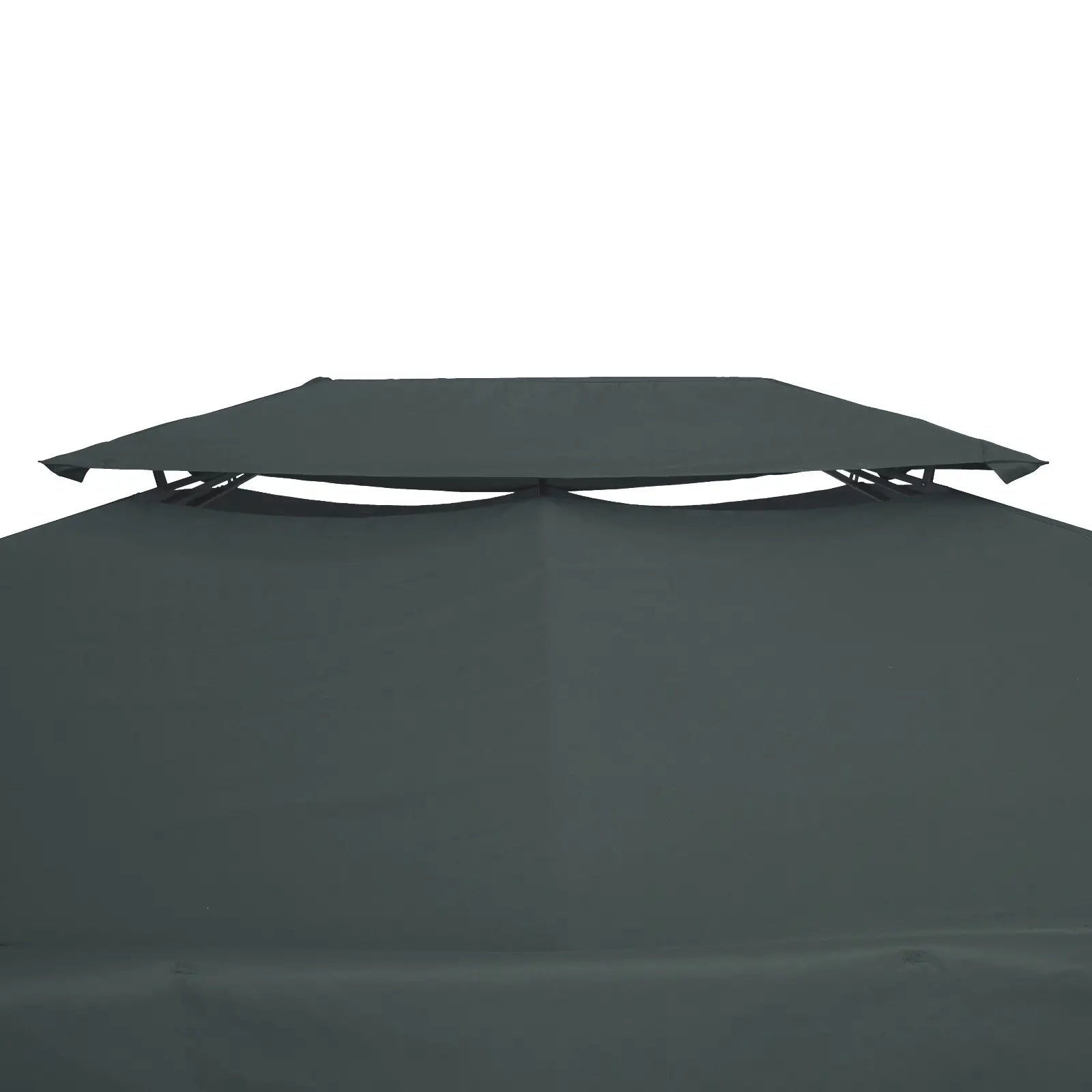 13' x 10' Gazebo Replacement Canopy, 2 Tier Top UV Cover, Grey Gazebo Canopy Replacement at Gallery Canada