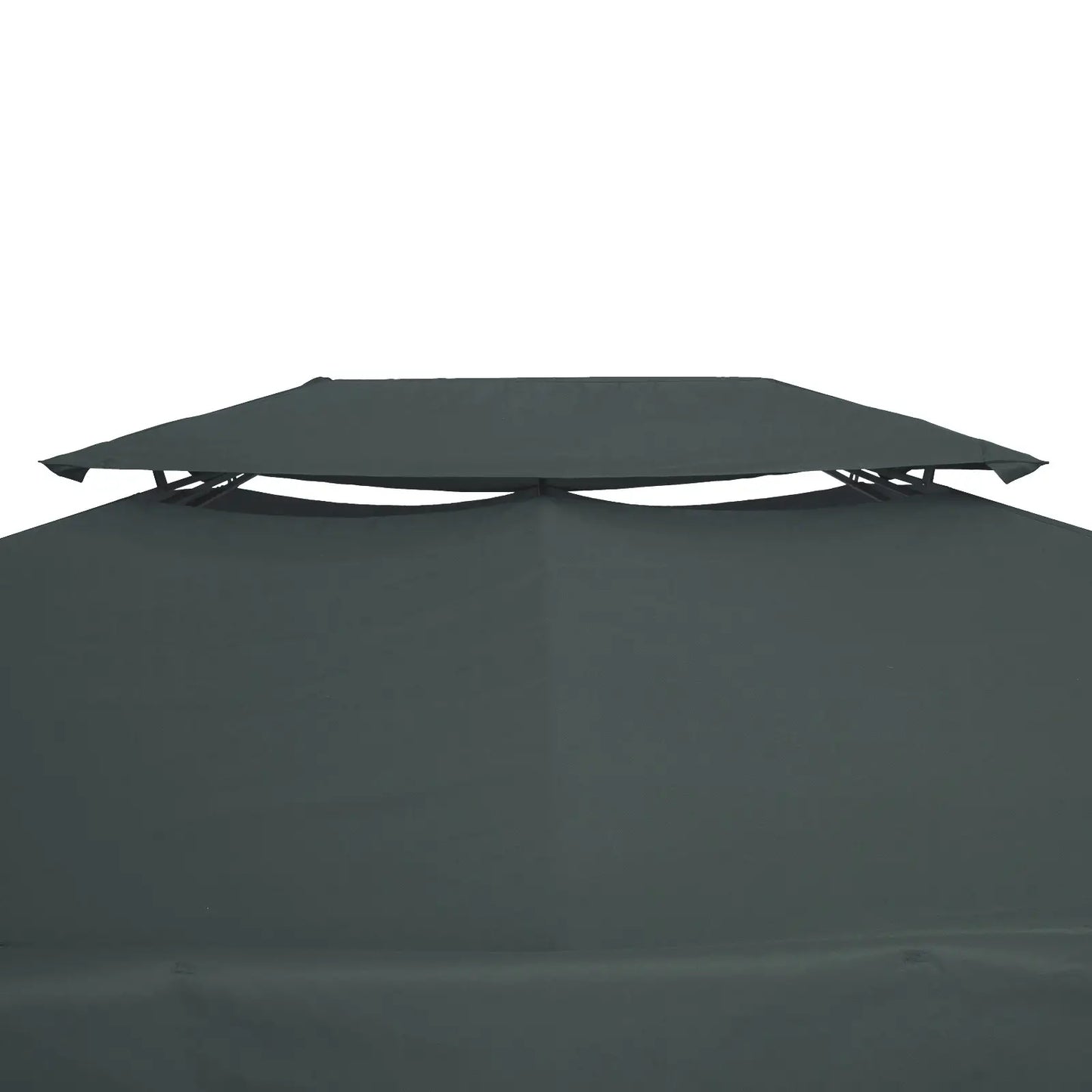 13' x 10' Gazebo Replacement Canopy, 2 Tier Top UV Cover, Grey Gazebo Canopy Replacement at Gallery Canada