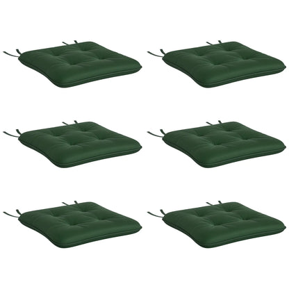 6-Piece Outdoor Patio Chair Cushion Set, Button Tufted, Dark Green Patio Chair Cushions at Gallery Canada