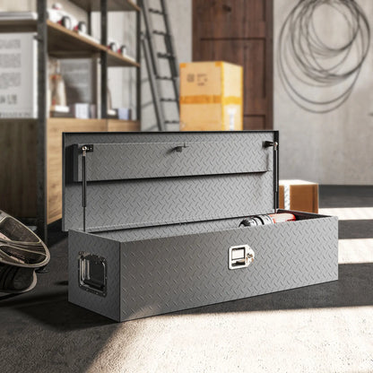 39" x 13" x 10" Truck Tool Box, Heavy Duty, Lock and Keys, Aluminum Automotive at Gallery Canada