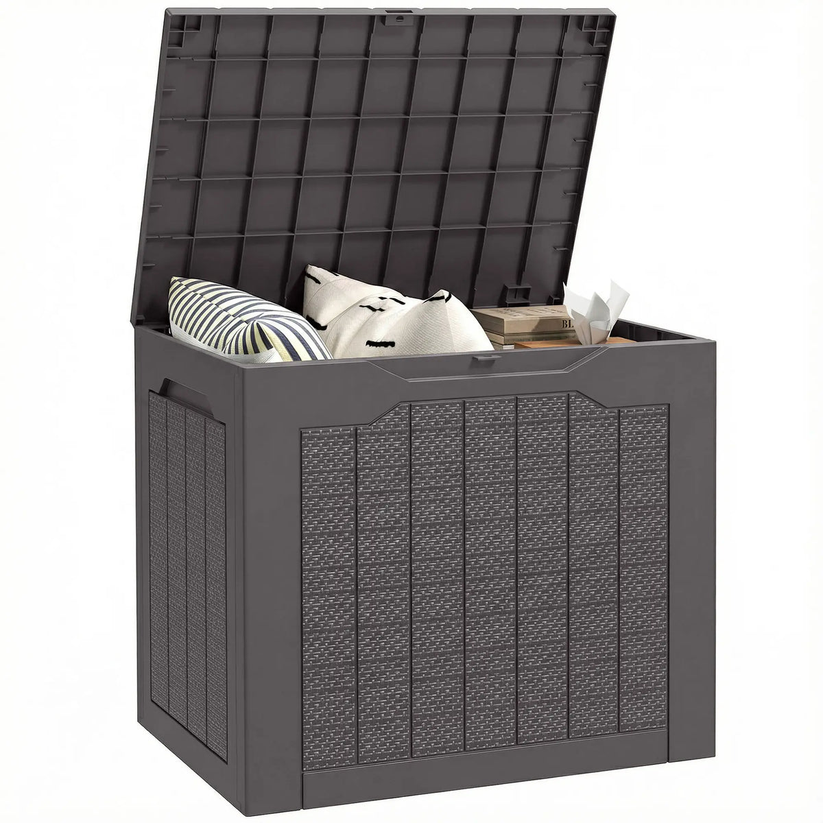 30 Gallon Resin Deck Box, Waterproof UV Resistant Outdoor Storage Deck Box & Outdoor Storage at Gallery Canada