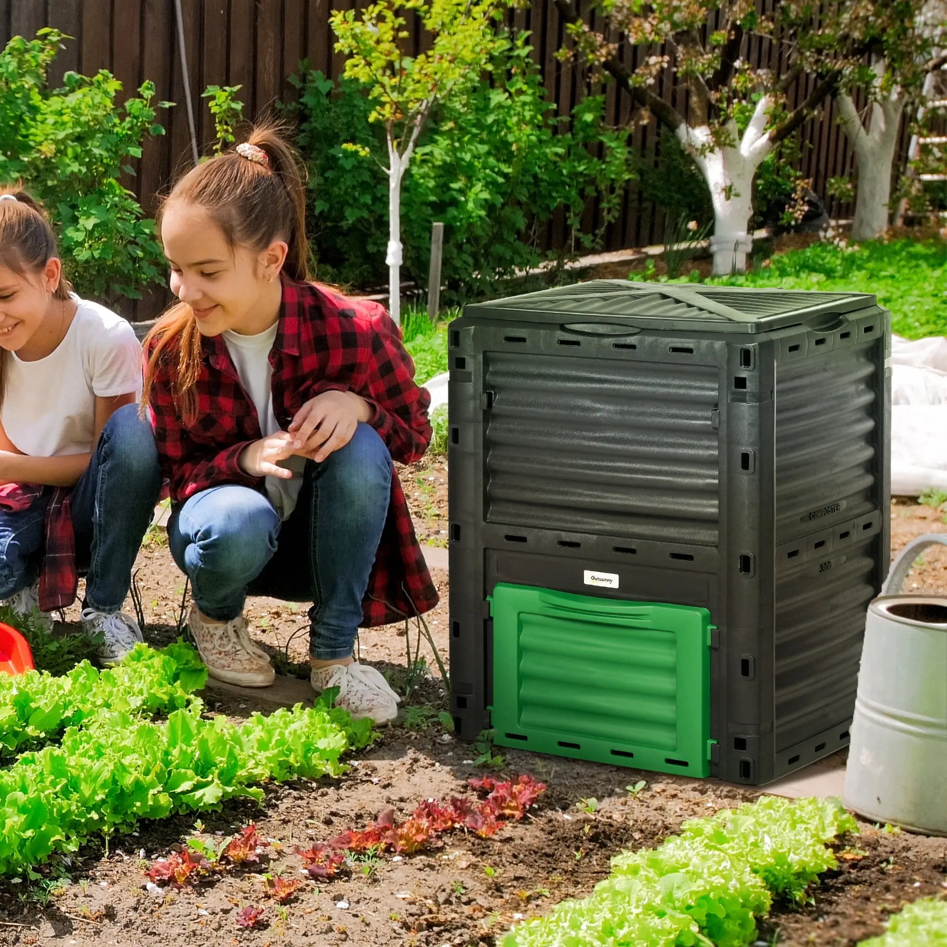 Outdoor Compost Bin, Fast Soil Creation, 80 Gallon, Green Outdoor Compost Bin at Gallery Canada