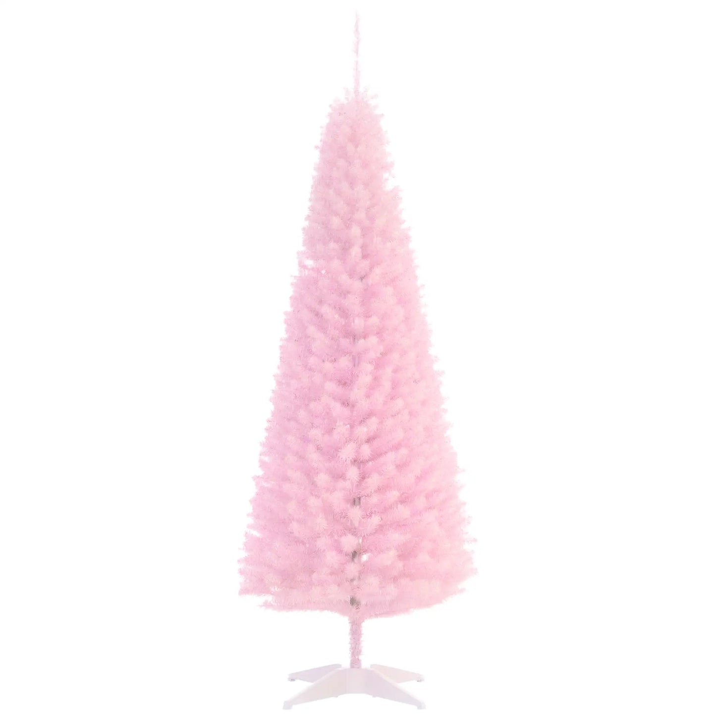 5FT Artificial Christmas Tree, Realistic Branches, Stable Stand, Pink Pencil Christmas Trees at Gallery Canada