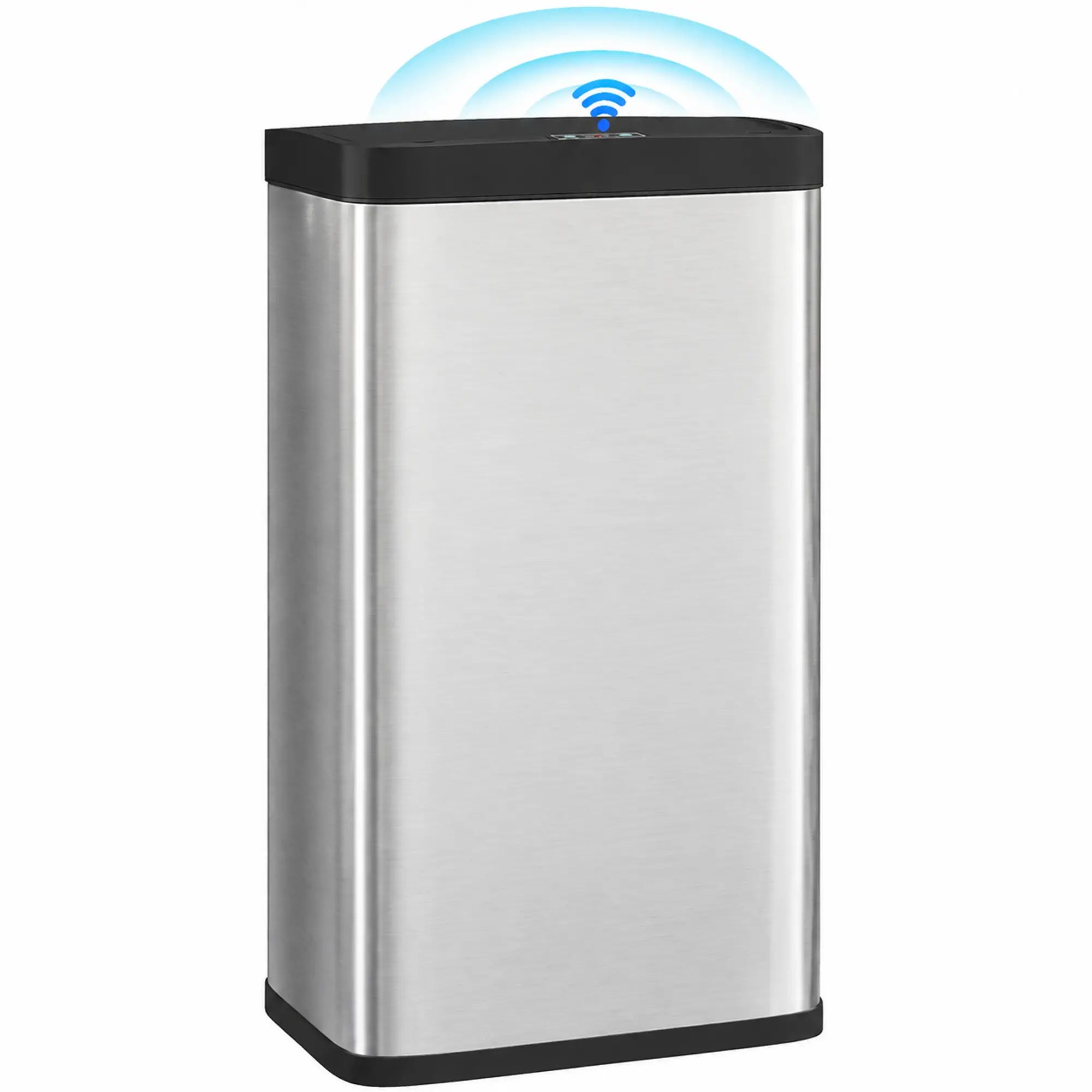 12 Gallon Sensor Can, Automatic Garbage Can, Stainless Steel, Silver Household Supplies at Gallery Canada