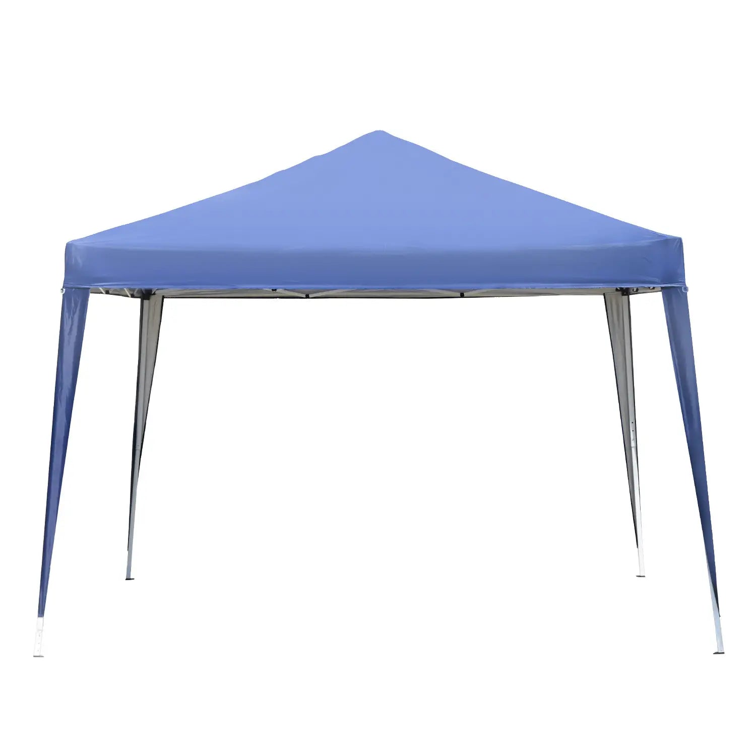 10 x 10ft Folding Pop Up Tent, Outdoor Gazebo Canopy, Blue Pop Up Canopies at Gallery Canada