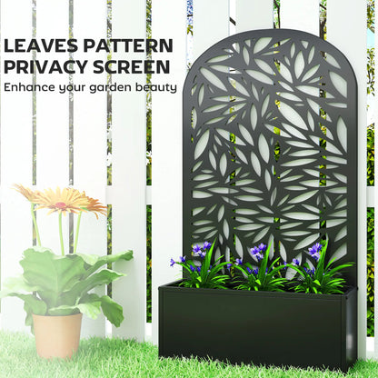 Metal Garden Bed with Trellis for Climbing Plants Galvanized Planter Boxes at Gallery Canada