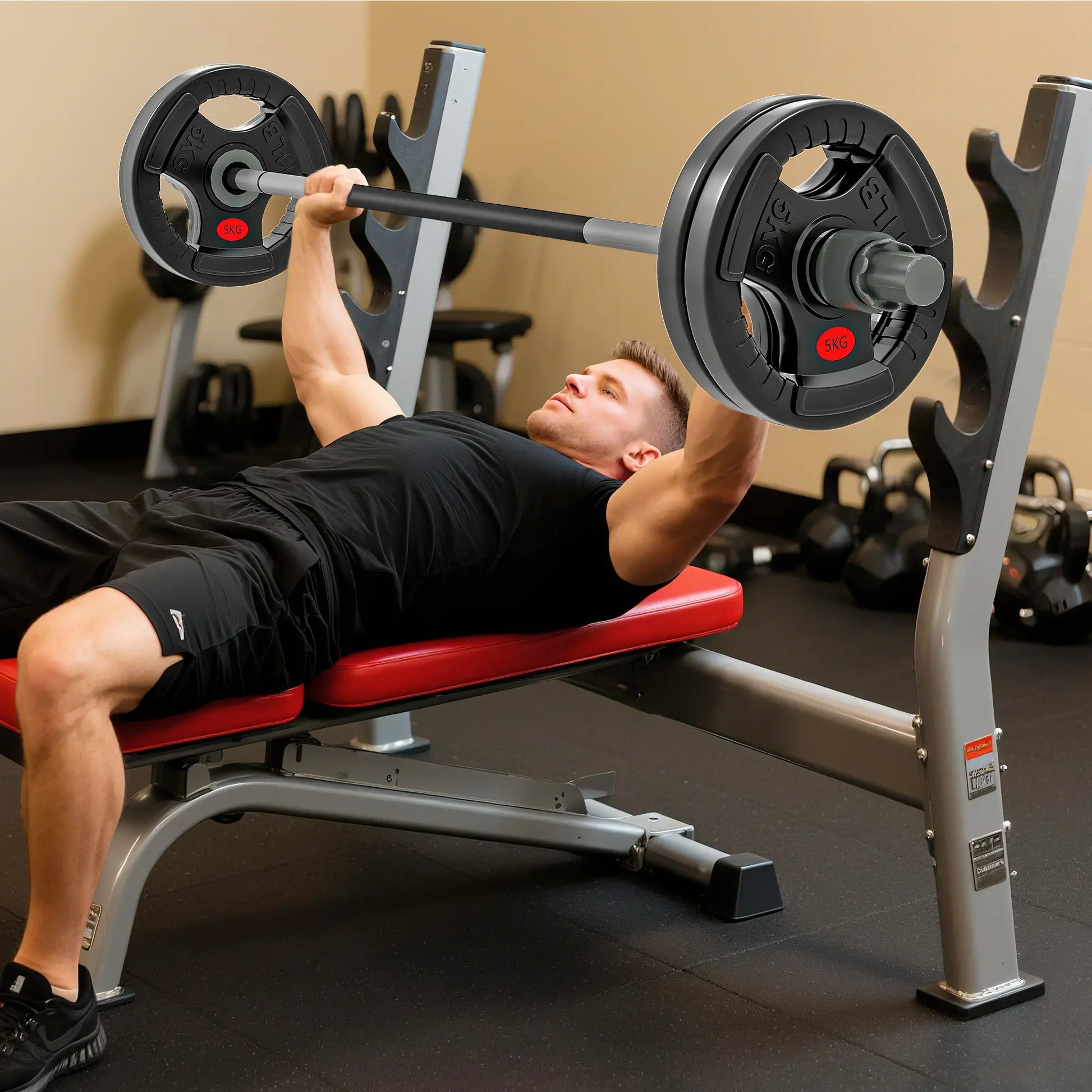 Weight Plates Set, 2-Inch Barbell Weights, 4 x 11lbs Dumbbells & Barbells at Gallery Canada