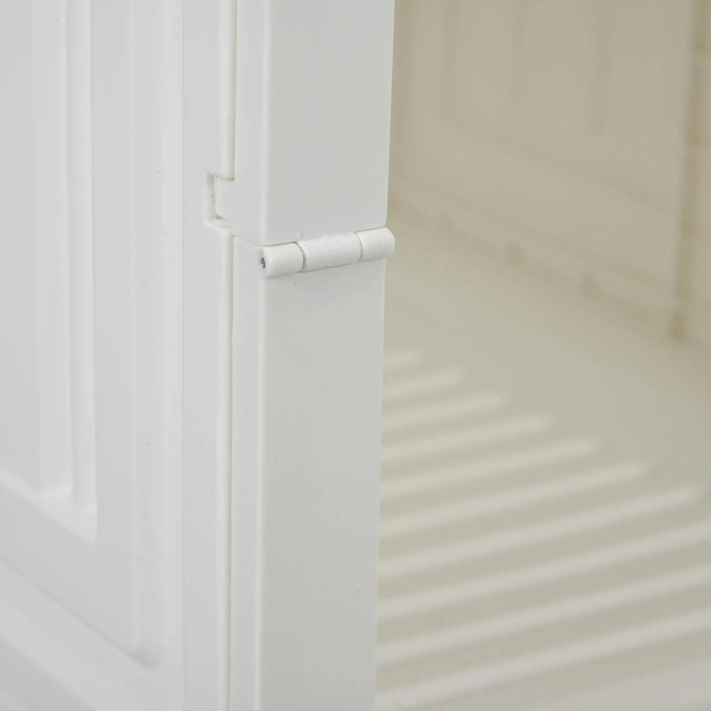 Portable Wardrobe, Foldable Clothes Organizer, 8 Compartments, Magnet Doors, White Clothing Storage at Gallery Canada