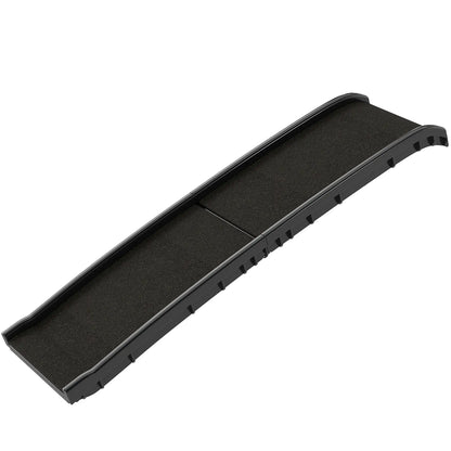 61 Inches Folding Pet Ramp, Frosted Surface, Raised Side Rails Dog Stairs Black at Gallery Canada