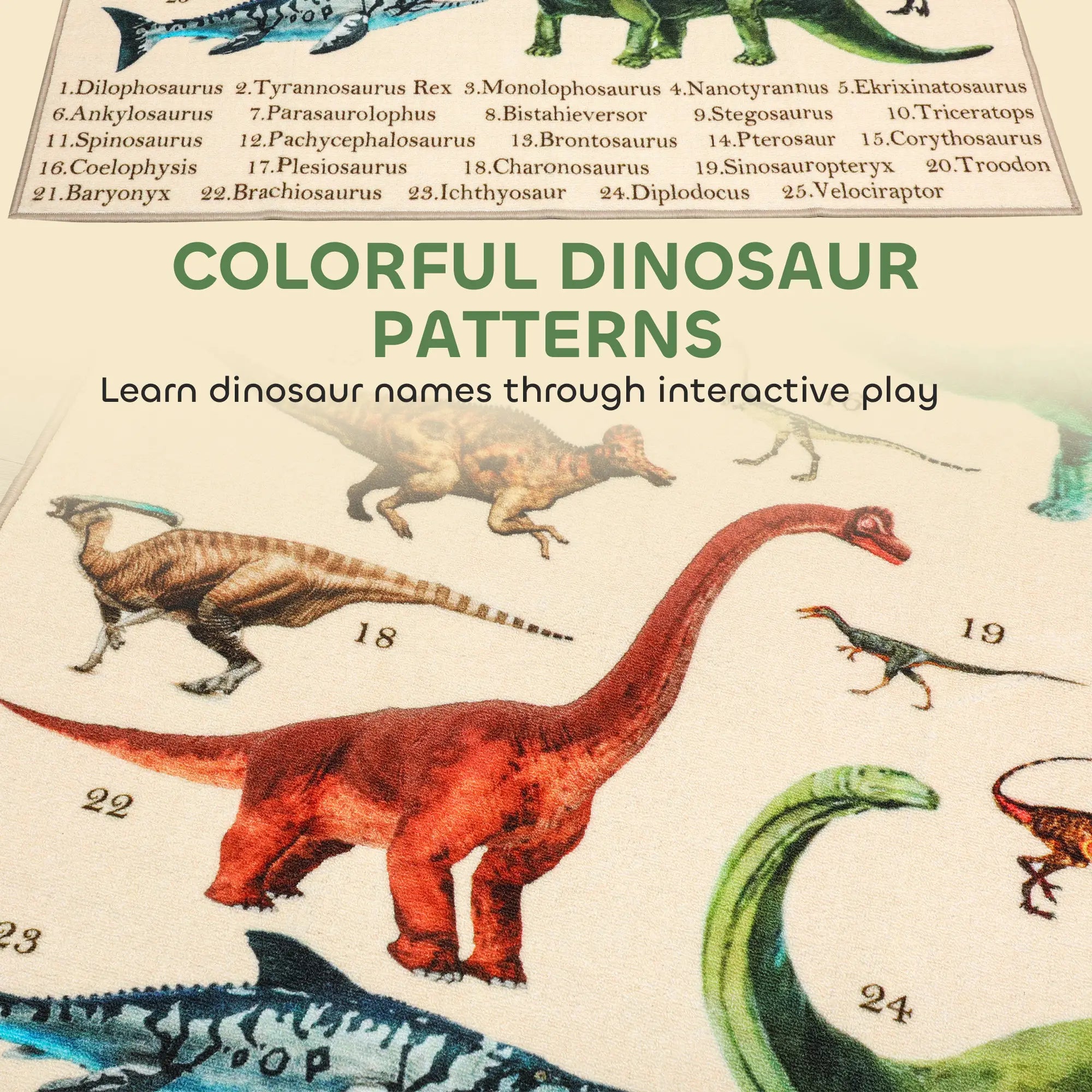 Large Play Mat 200 x 150 cm, Dinosaur Pattern, Toddler Crawling Mat Kids Gym & Playmats at Gallery Canada