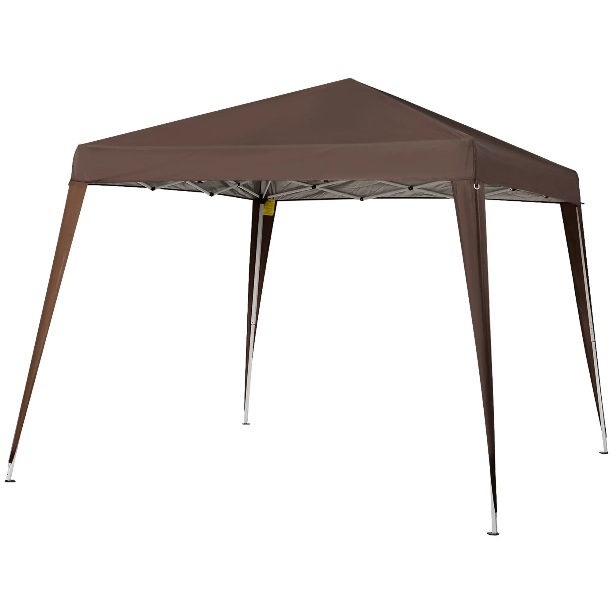 8' x 8' Pop Up Canopy, Outdoor Folding Tent, Portable Party Tent Pop Up Canopies Coffee at Gallery Canada