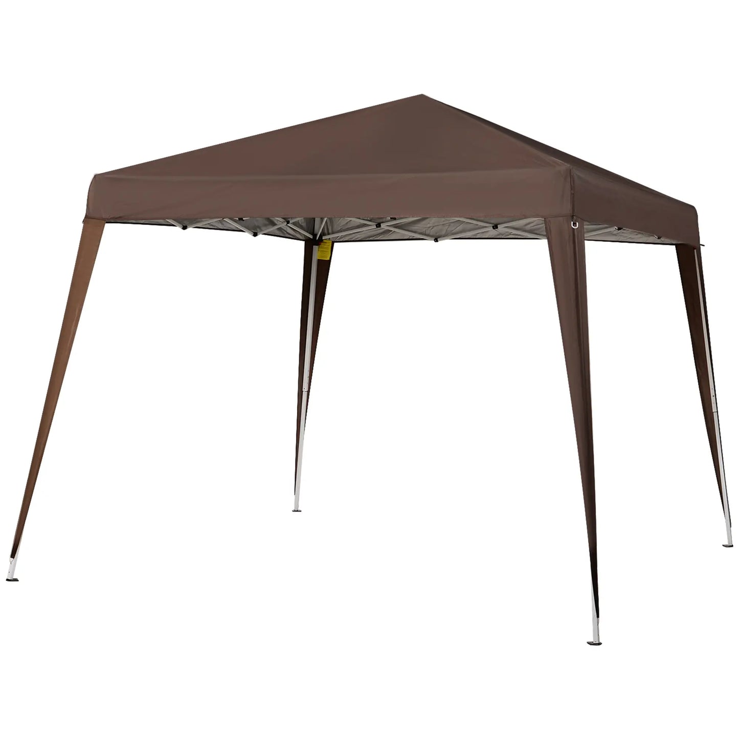 8' x 8' Pop Up Canopy, Outdoor Folding Tent, Portable Party Tent Pop Up Canopies Coffee at Gallery Canada