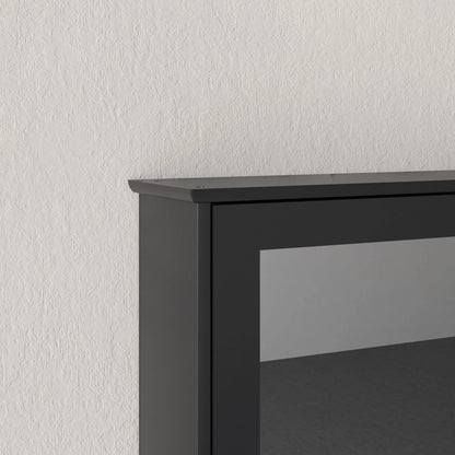 Wall Mounted Bathroom Mirror Cabinet with Shelves, Black Mirror Medicine Cabinets at Gallery Canada