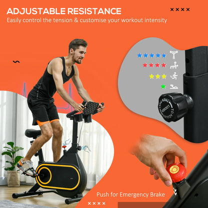 Magnetic Resistance Exercise Bike, LCD Display, Low Noise, Indoor Cycling Bike Exercise & Stationary Bikes at Gallery Canada
