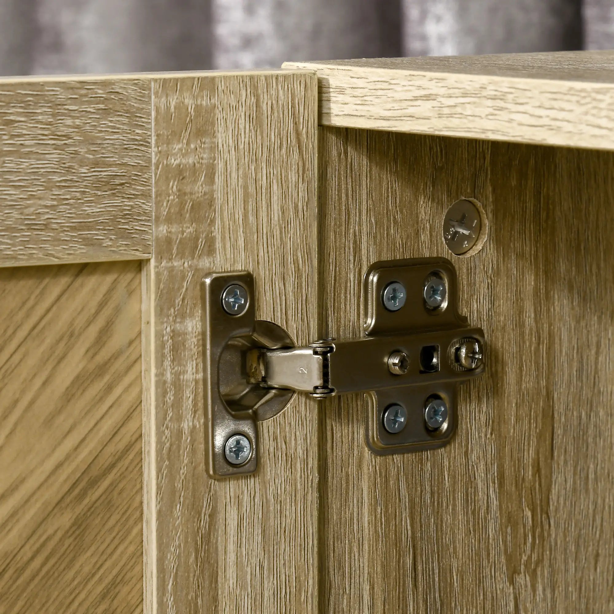 Buffet Cabinet, Coffee Bar with Drawers, Adjustable Shelves, Oak Bar Cabinets at Gallery Canada