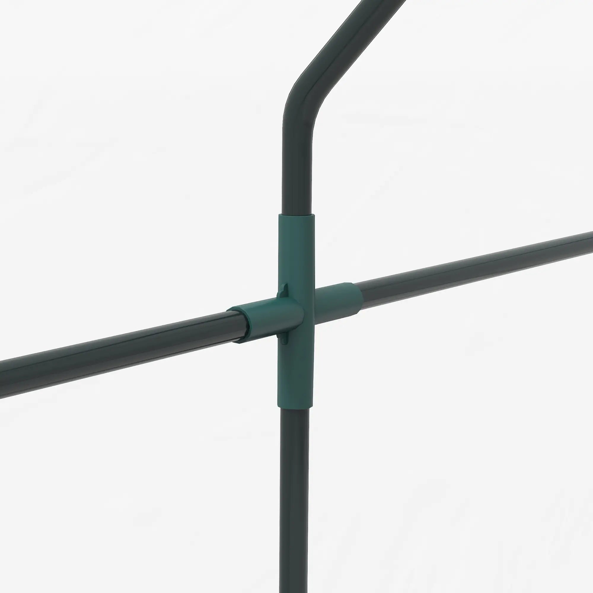 6' x 3' x 3' Portable Mini Greenhouse, 2 PE Covers, Steel Frame, White Mini Greenhouses at Gallery Canada