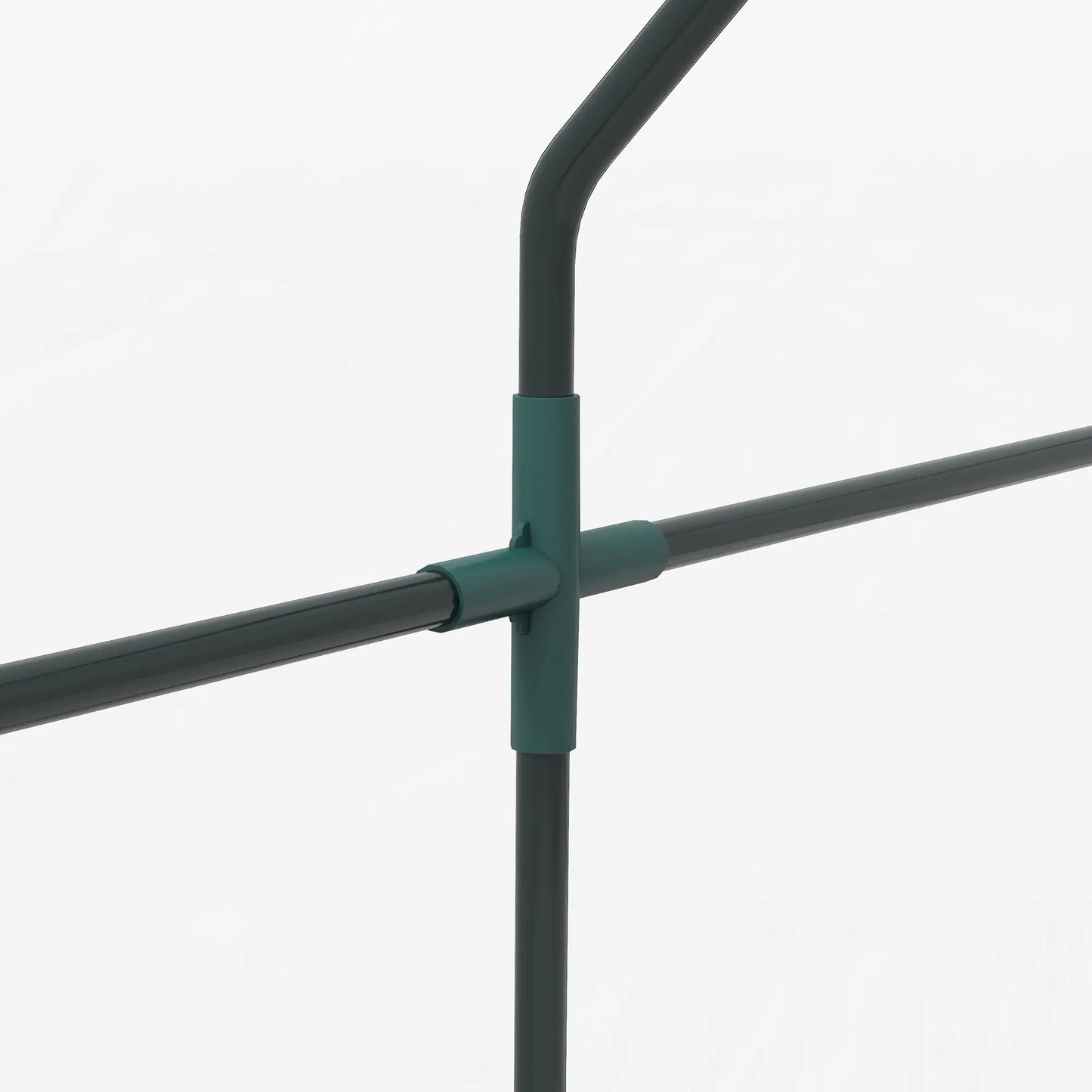 6' x 3' x 3' Portable Mini Greenhouse, 2 PE Covers, Steel Frame, White Mini Greenhouses at Gallery Canada